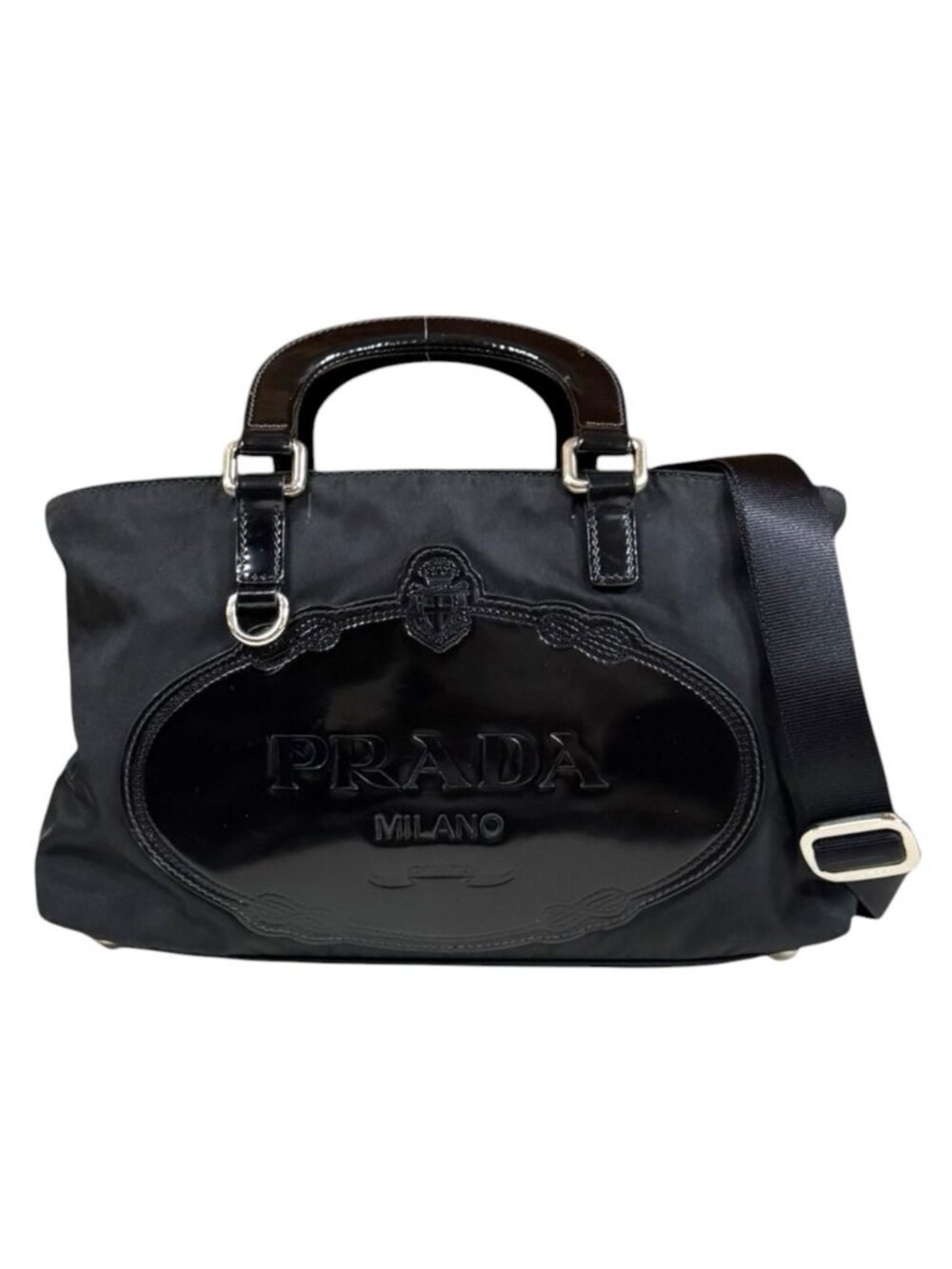 Prada Shoulder Bag Nylon Black